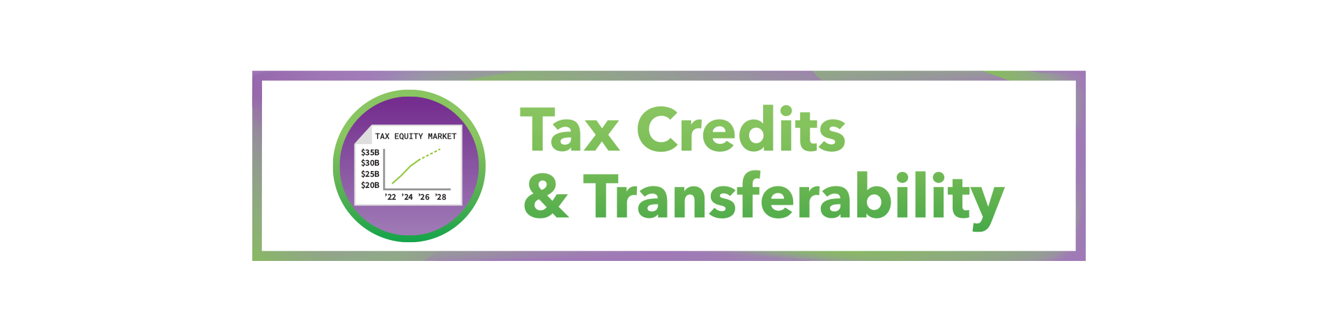 Tax Credits & Transferability Logo