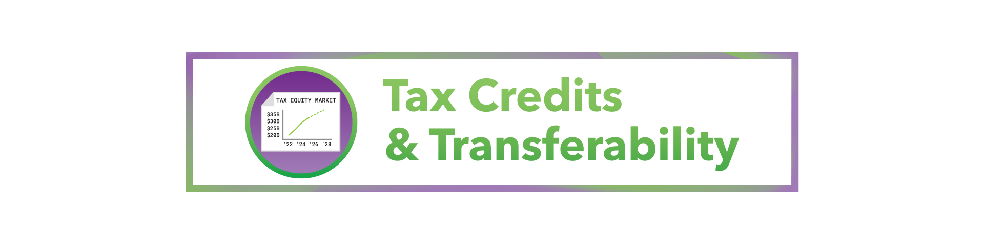 Tax Credits & Transferability Logo