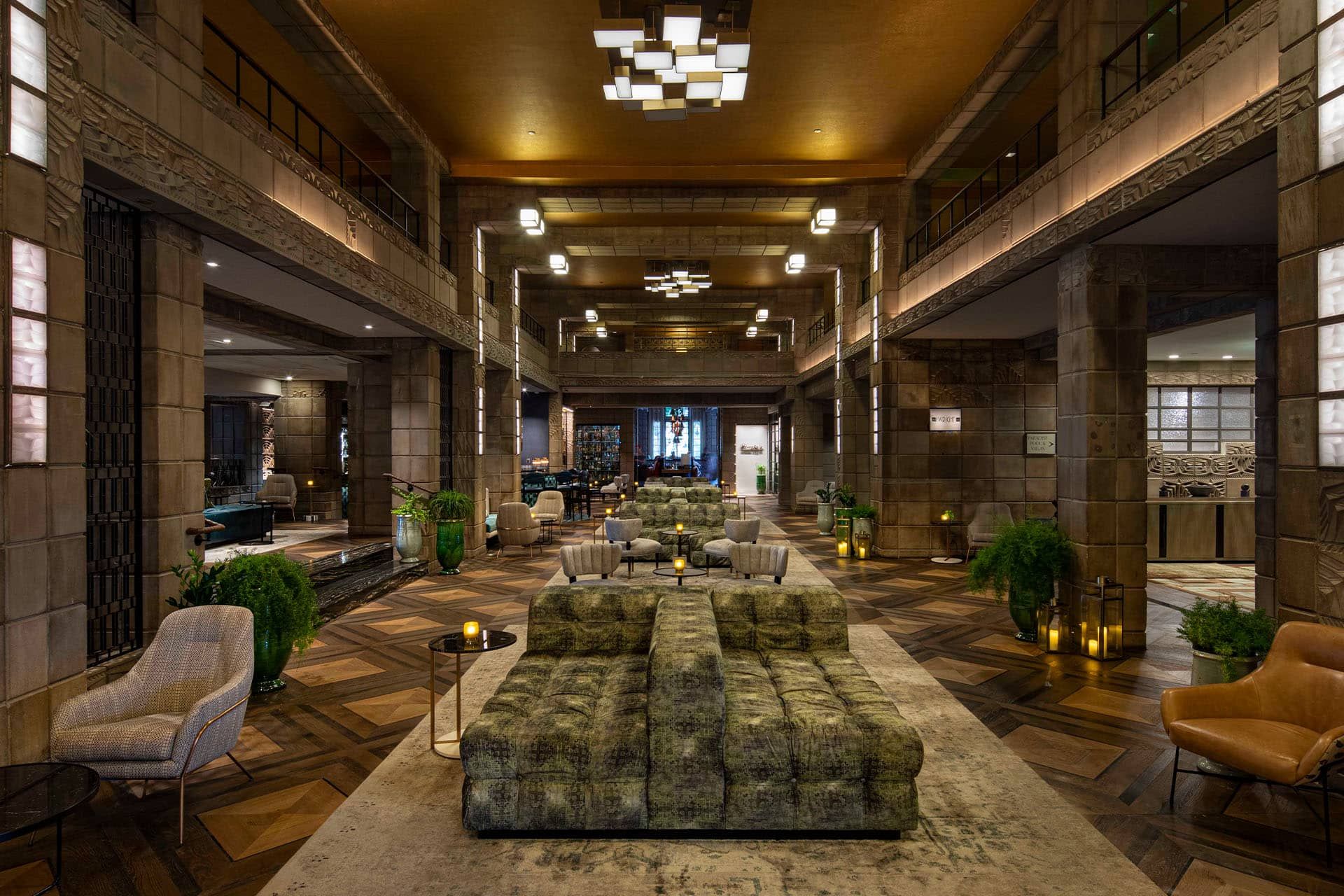 Lobby area at the Arizona Biltmore