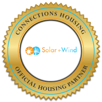 Connections housing partner badge