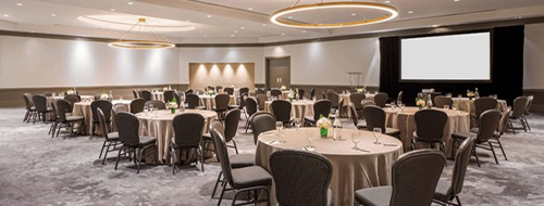 A shot of the ballroom at C. Baldwin