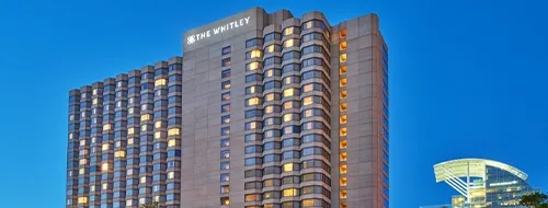 Exterior shot of the Whitley Hotel