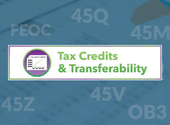 Tax Credits & Transferability