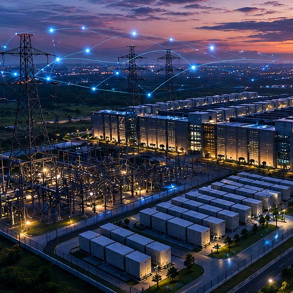 Powering hyperscale data center with existing infrastructure