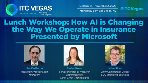 Lunch Workshop: How AI is Changing the Way We Operate in Insurance Presented by Microsoft