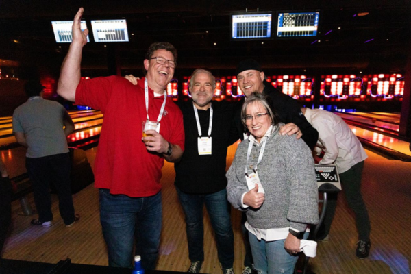 attendees at brooklyn bowl