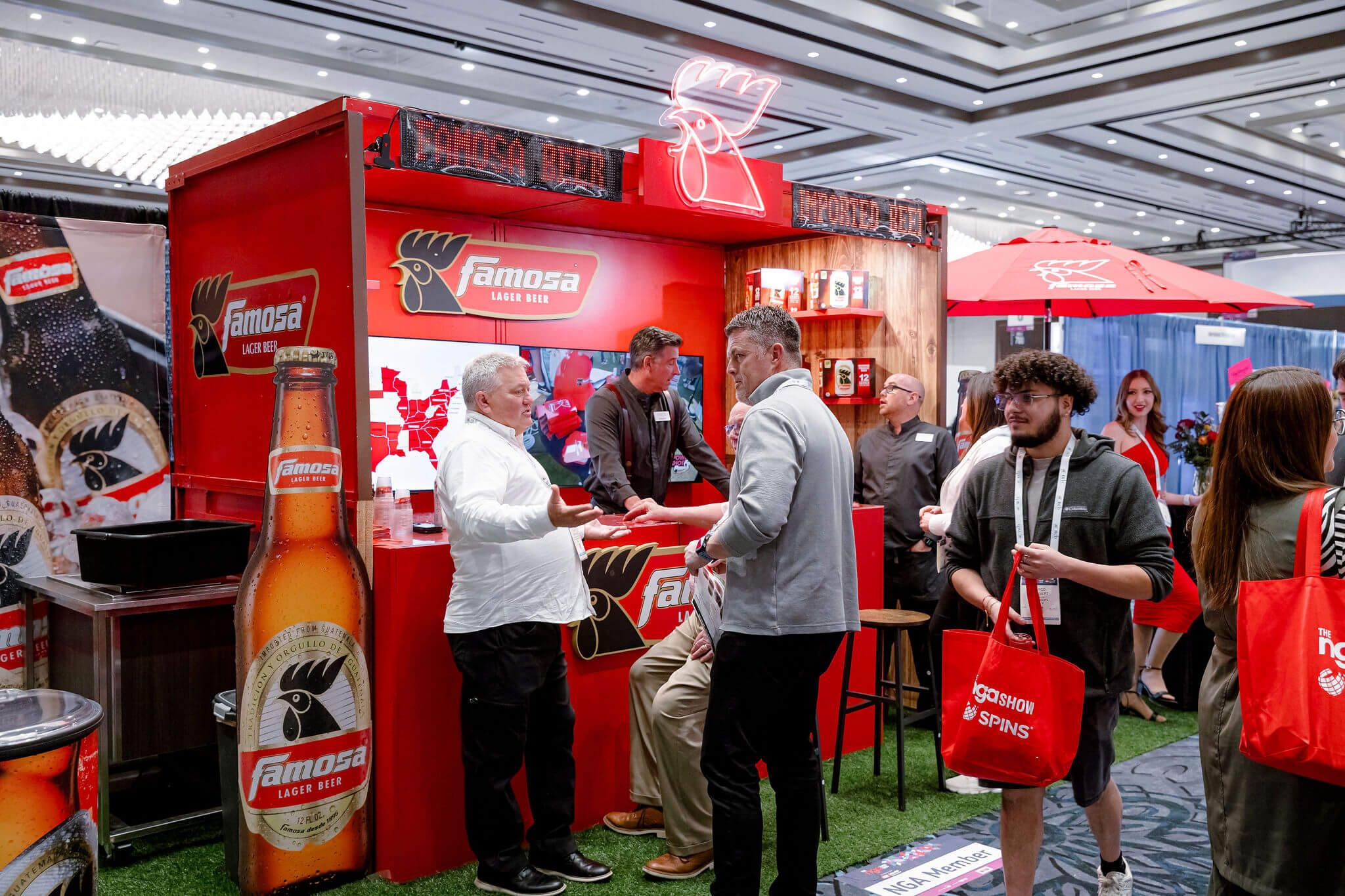 Networking on the Show Floor