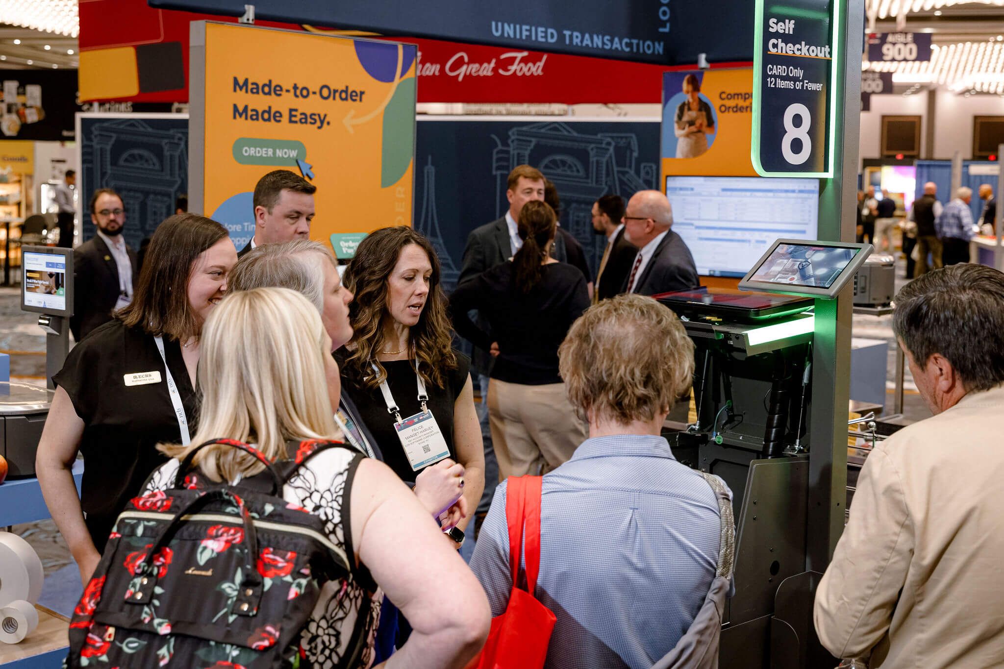Grocery Exhibitor on Show Floor
