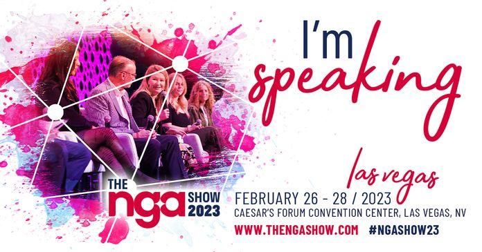 i'm speaking at the nga show