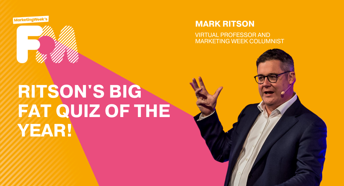 RITSON'S BIG FAT QUIZ OF THE YEAR
