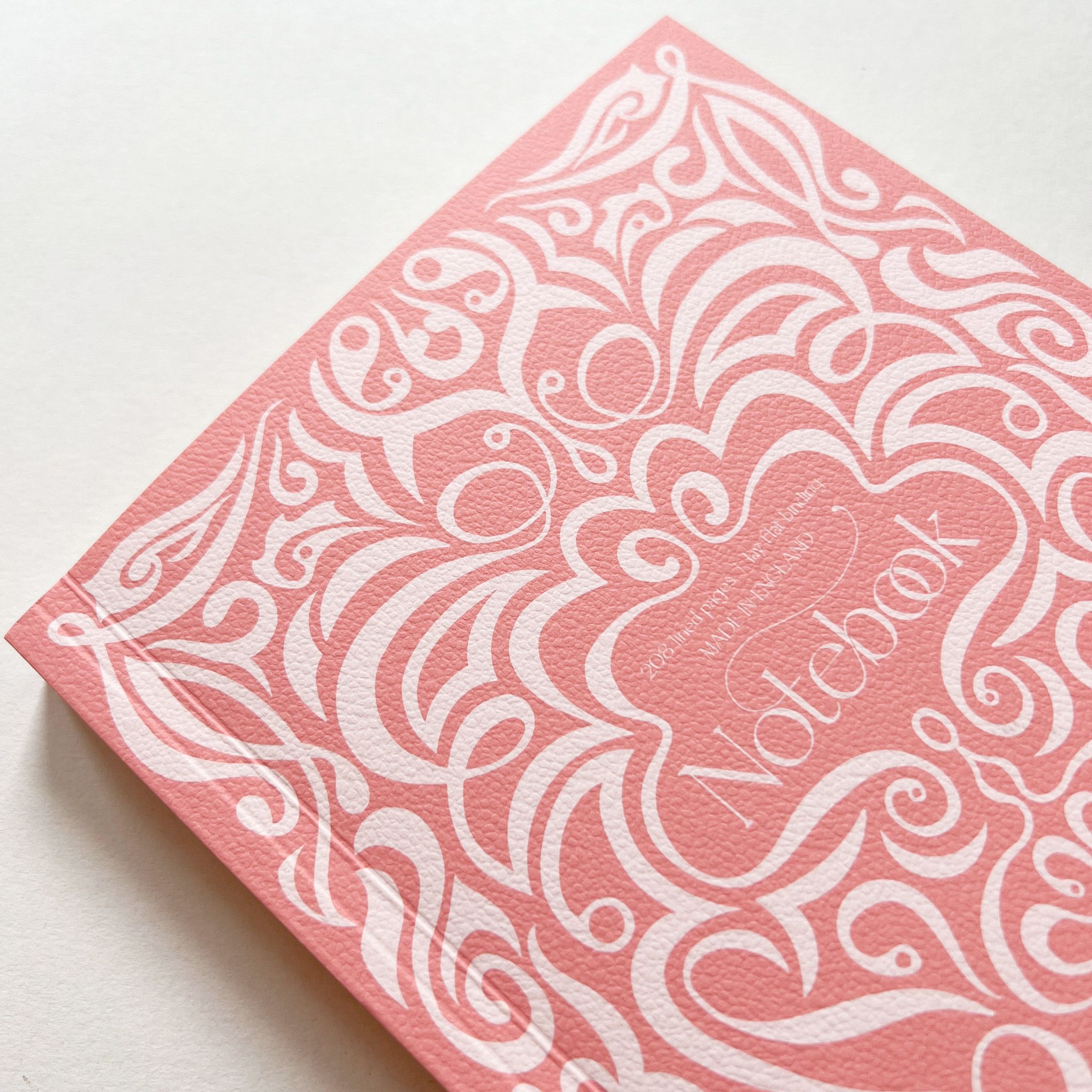 Coral Swirl Notebook Grace Jackson Design