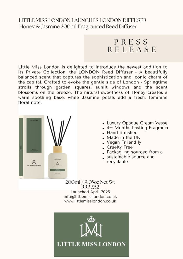 London Diffuser Launch Press Release
