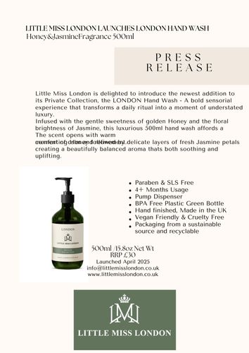 London Hand Wash Launch Press Release