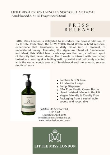 New York hand Wash Launch Press Release