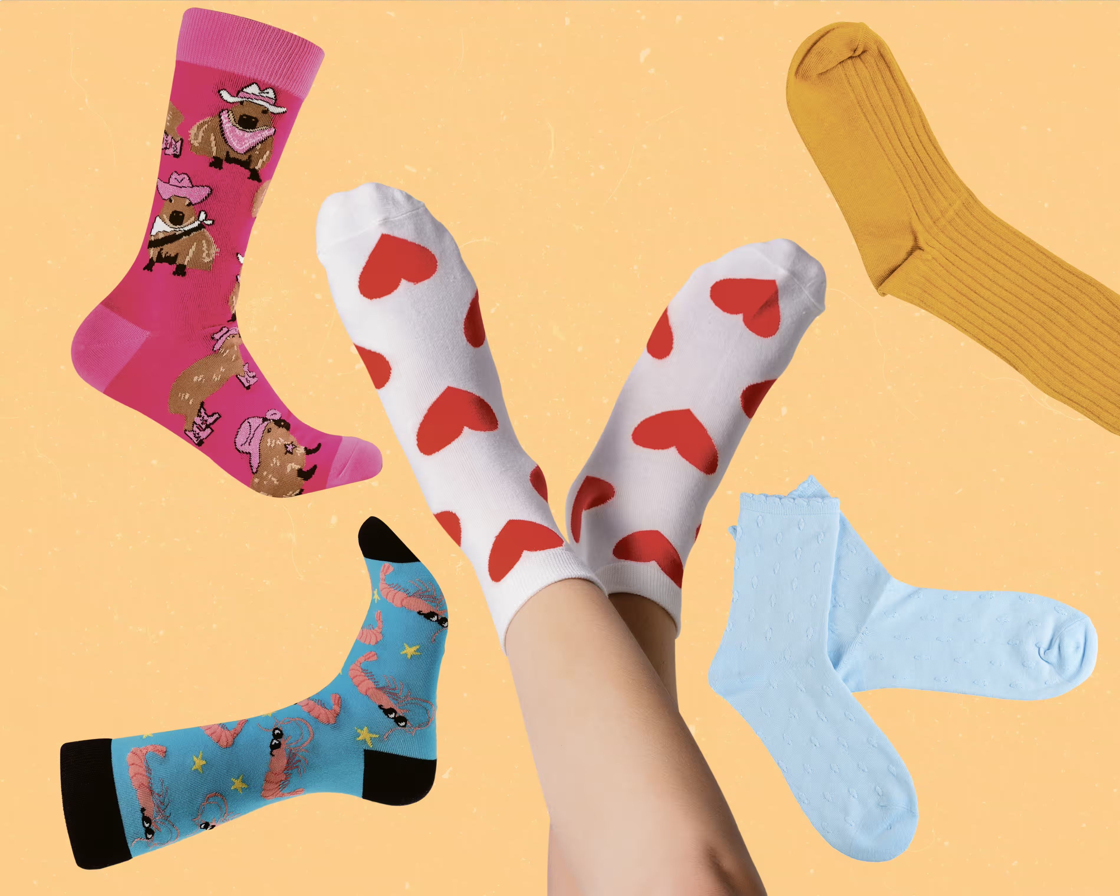 Pretty, profane or pulled up? How socks became cool – and controversial