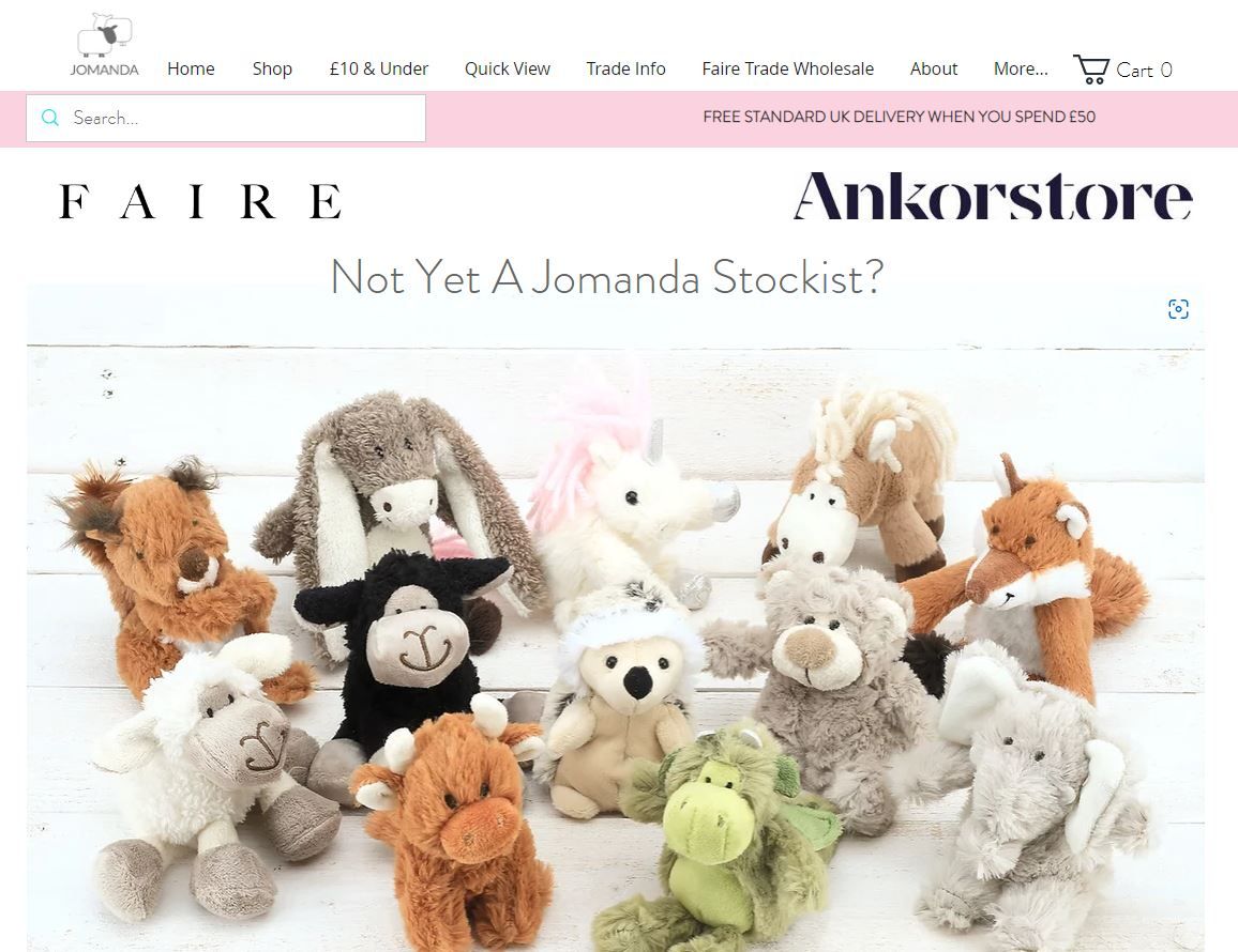 Sign up as a Stockist at www.jomandatrade.com