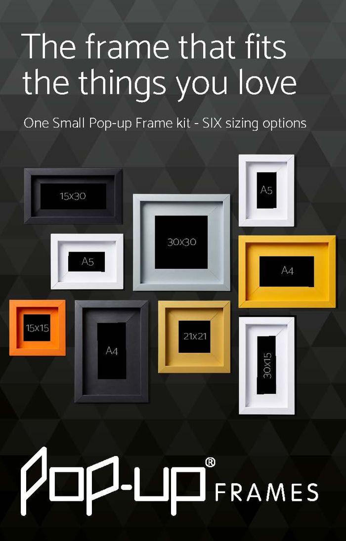 Pop-up Frames Assembly Instructions