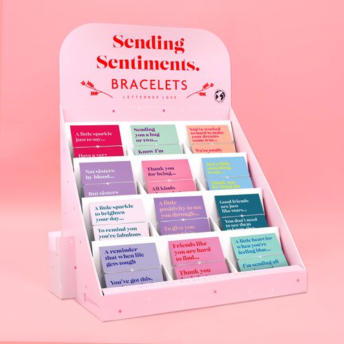 Sending Sentiment Loaded Bracelet Stand