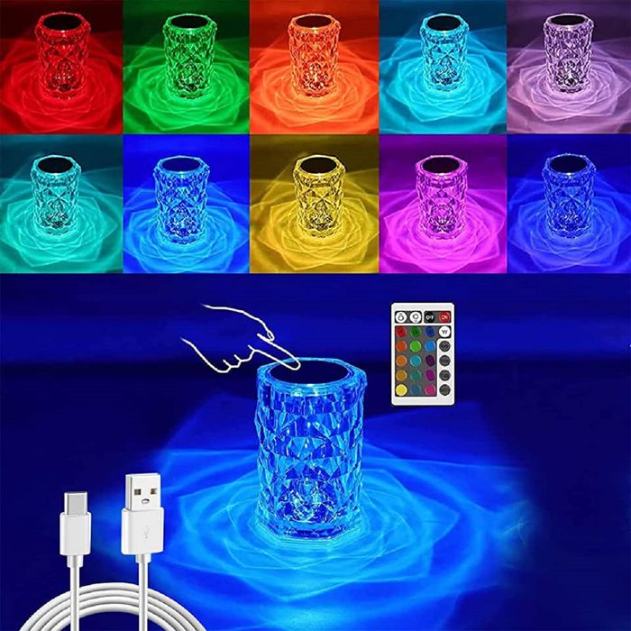 LED COLOUR CHANGING ICE LAMP