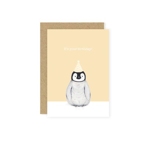 Penguin Birthday Card