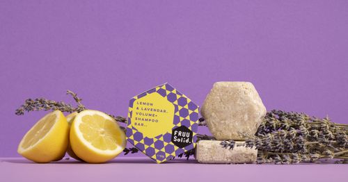 FRUU Lemon & Lavender. Volume+ Shampoo Bar..