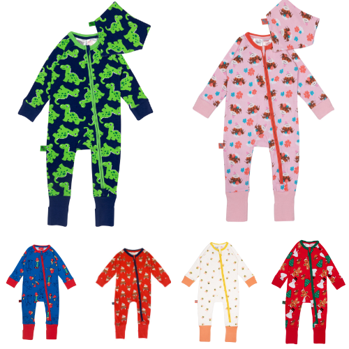 Zip Rompers & Bibs