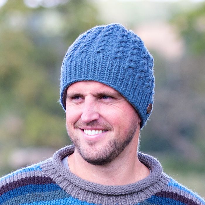 Pure wool handknit hats