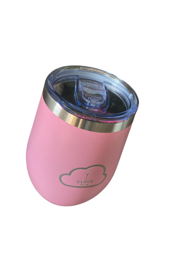 Kiss Me Pink Wine Tumbler