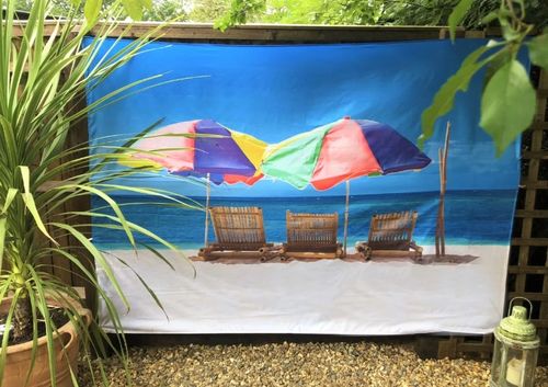 Gift Backdrop - Beach Sunbed 6ft x 5ft
