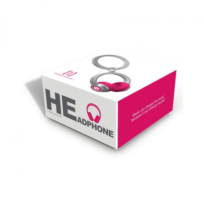 Metalmorphose Pink Headphones Keyring