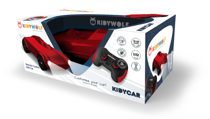 Kidycar Remote Control Car with light Up Lights