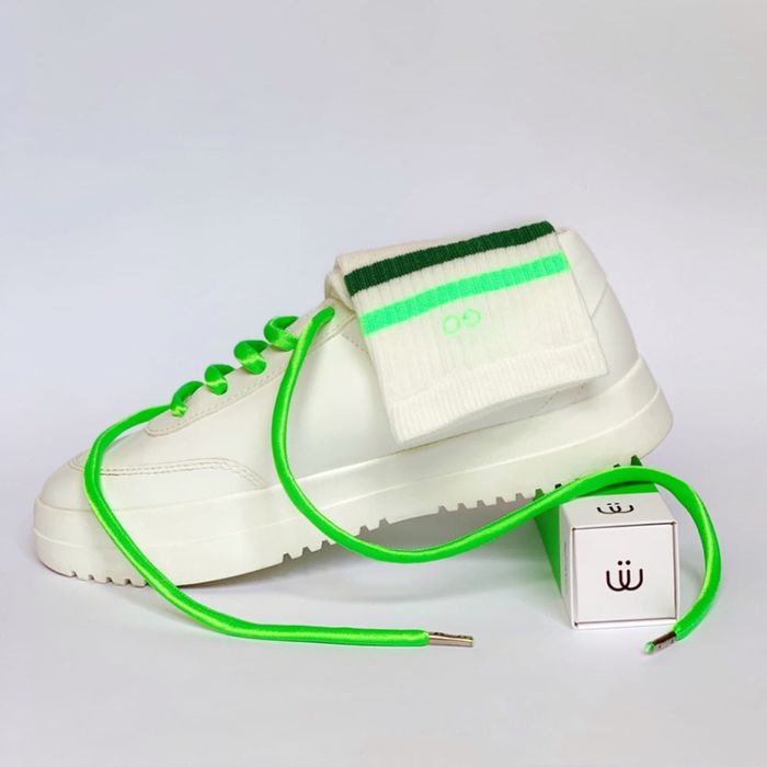 NEON Green Shoelaces