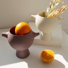Luxe Collection Circular Vase - Matt Pink