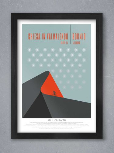 Giro 88 - Cycling Poster Print
