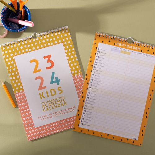 Academic Kids Co-Parenting Calendar 2023-24 | A4