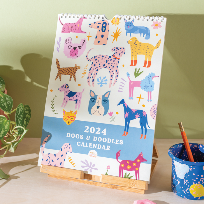 2024 Wall Calendar Dogs & Doodles Home & Gift Buyers Festival 2023