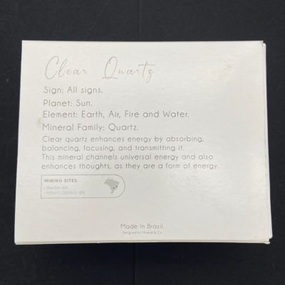 Clear Quartz Natural Chunks Box