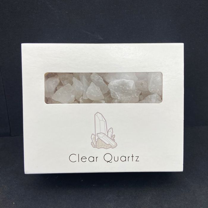 Clear Quartz Natural Chunks Box