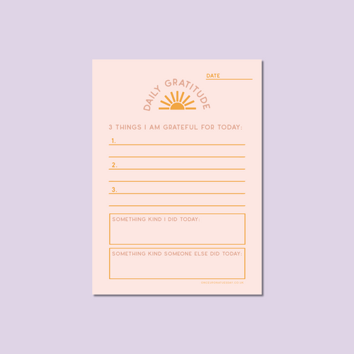 Daily Gratitude Pad | A6