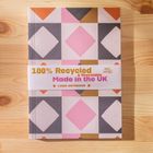 A5 Lay Flat Notebook | Quilt Pattern | Lined