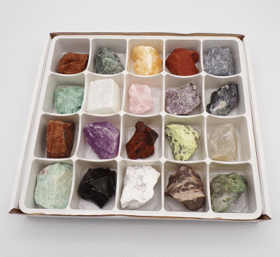 Large Box of Rough Minerals (20pcs)