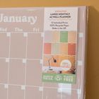Monthly Undated A3 Wall Planner | 12 Pages | Muted