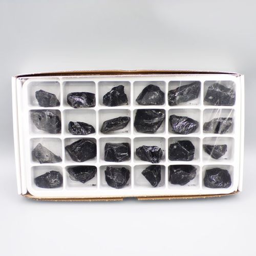 Natural Black Obsidian Box (24pcs)