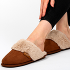 Z022 Micro Suede Mule Slippers Tan