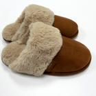 Z022 Micro Suede Mule Slippers Tan