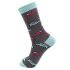 MH205 Mr Heron Jeep Socks Charcoal