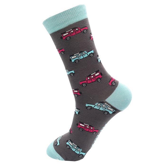 MH205 Mr Heron Jeep Socks Charcoal