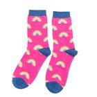 SKS355 Rainbows Socks Hot Pink