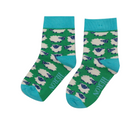 KM010 Boys Sheep Socks Green