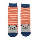 KS006 Girls Kitty Cats Socks Orange